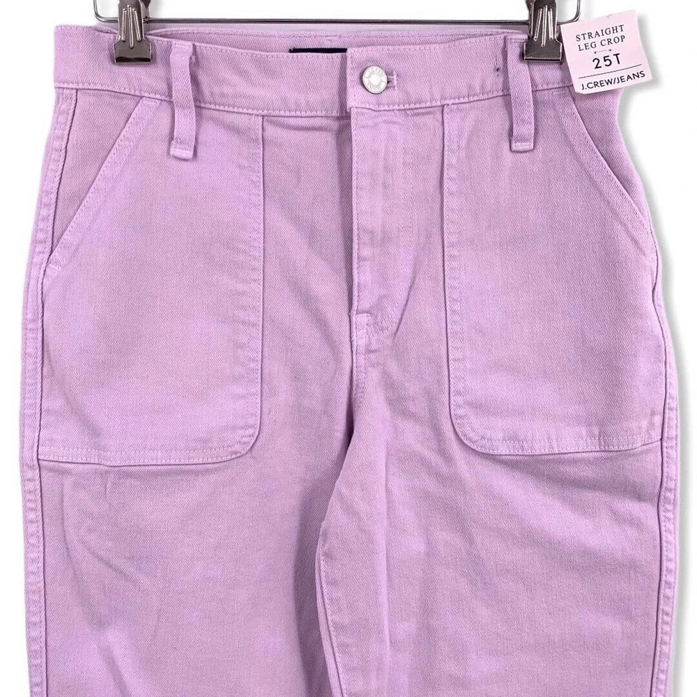 J Crew Garment‎ Dyed Straight Leg Crop New 25 Tall